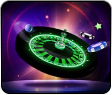 Konfirmasi kemenangan Mega Wheel menampilkan segmen yang menang dan jumlah pembayaran